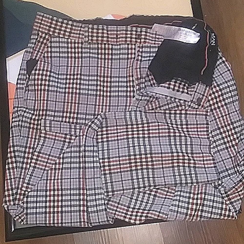 Boohoo Man Striped Dress Pants